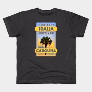 Hurricane Idalia Survivior Kids T-Shirt